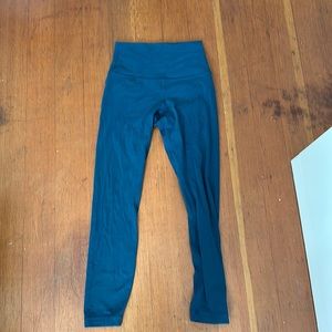 Lululemon teal leggings size 4